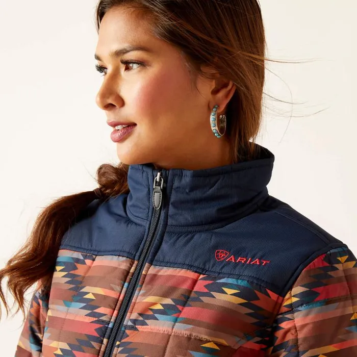 Women Jackets and Vests Ariat Crius Insulated Jacket Mirage Print Women Jackets and Vests Ariat Crius Insulated Jacket Mirage Print