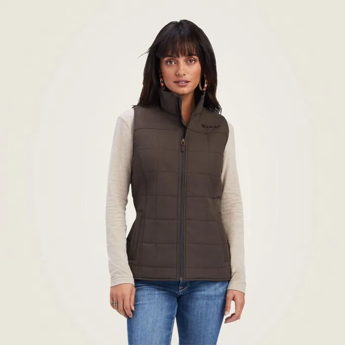 Women Jackets and Vests Ariat Crius Insulated Vest Banyan Bark