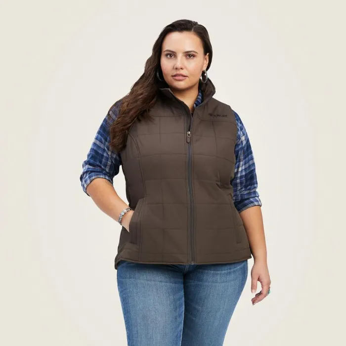 Women Jackets and Vests Ariat Crius Insulated Vest Banyan Bark Women Jackets and Vests Ariat Crius Insulated Vest Banyan Bark