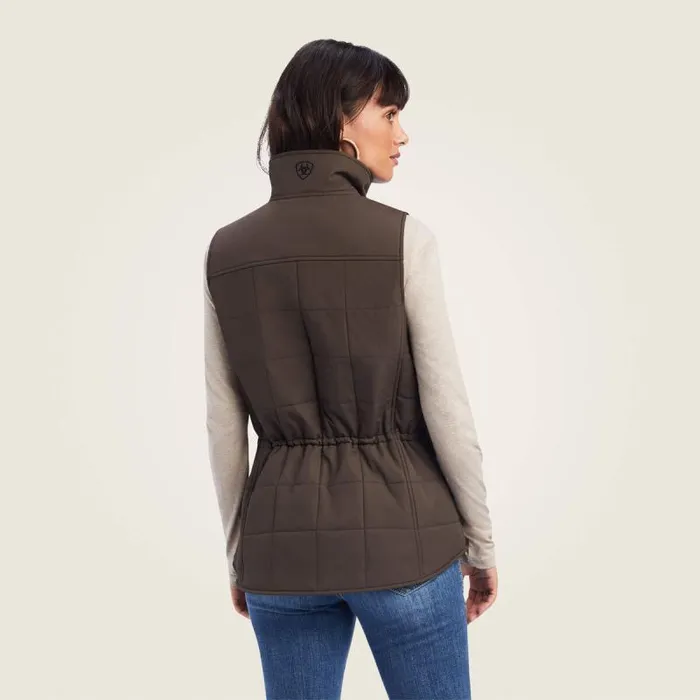 Women Jackets and Vests Ariat Crius Insulated Vest Banyan Bark Women Jackets and Vests Ariat Crius Insulated Vest Banyan Bark