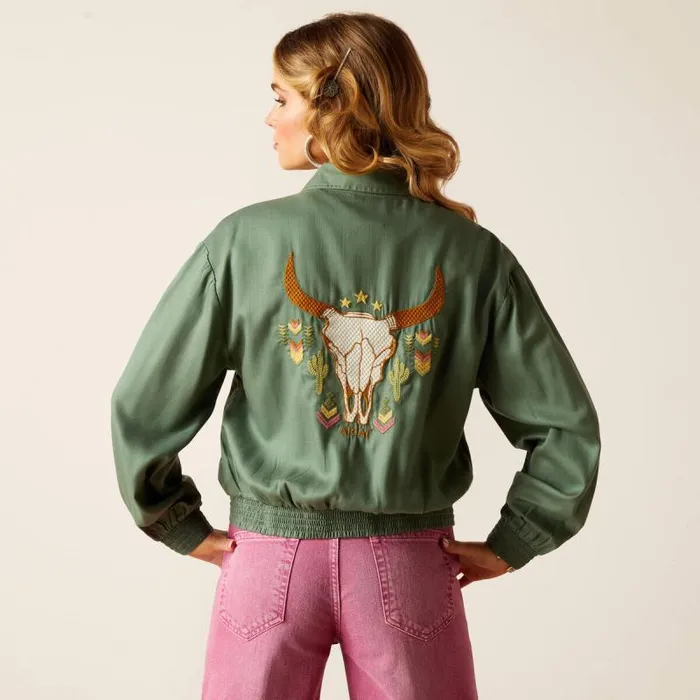 Women Jackets and Vests Ariat Edgerton Jacket Duck Green Women Jackets and Vests Ariat Edgerton Jacket Duck Green