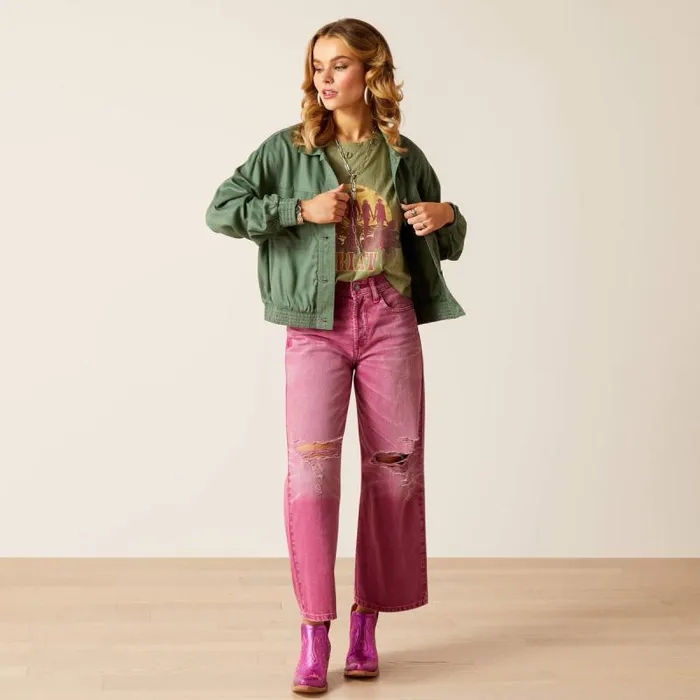 Women Jackets and Vests Ariat Edgerton Jacket Duck Green Women Jackets and Vests Ariat Edgerton Jacket Duck Green