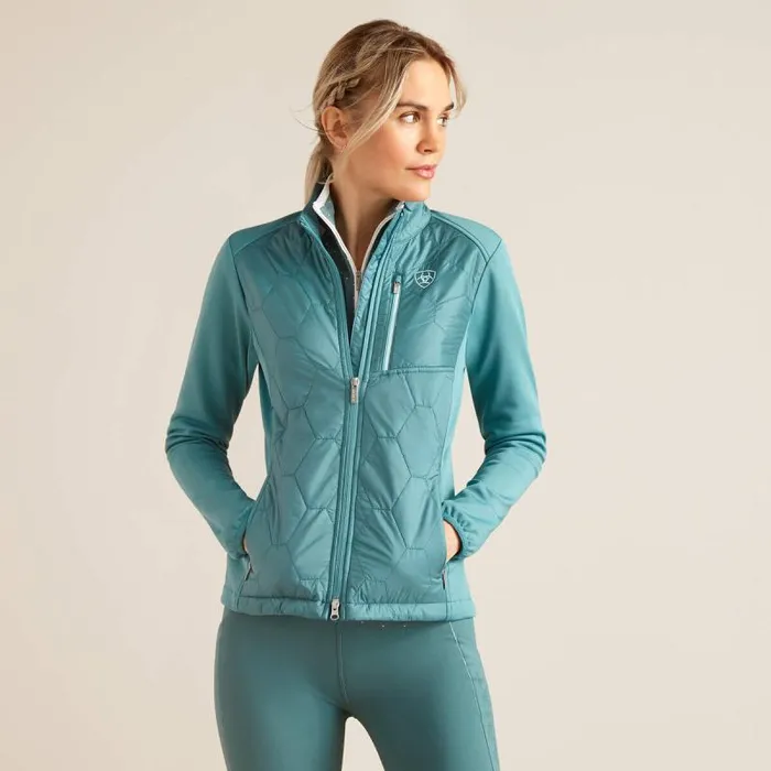 Women Jackets and Vests Ariat Fusion Insulated Jacket Brittany Blue