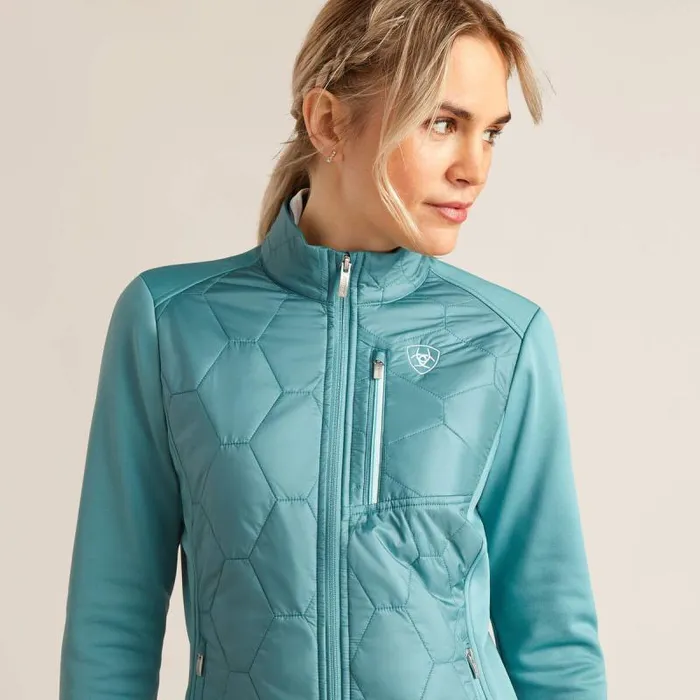 Women Jackets and Vests Ariat Fusion Insulated Jacket Brittany Blue Women Jackets and Vests Ariat Fusion Insulated Jacket Brittany Blue
