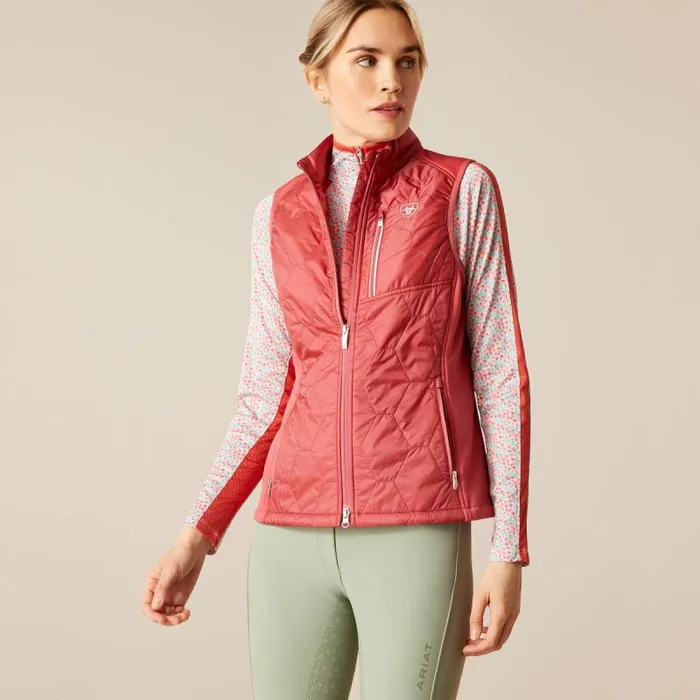 Women Jackets and Vests Ariat Fusion Insulated Vest Slate Rose