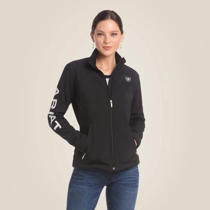 Women Jackets and Vests Ariat New Team Softshell Jacket Black
