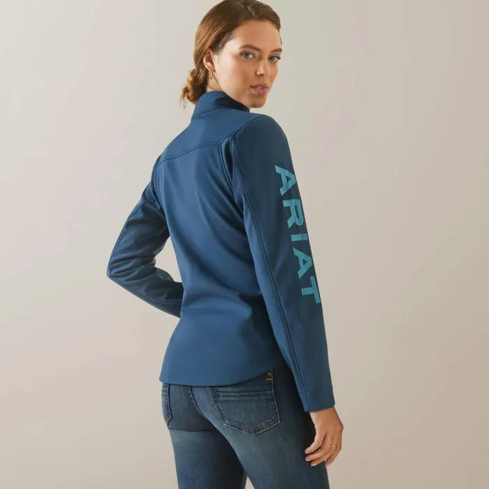 Women Jackets and Vests Ariat New Team Softshell Jacket Deep Petroleum