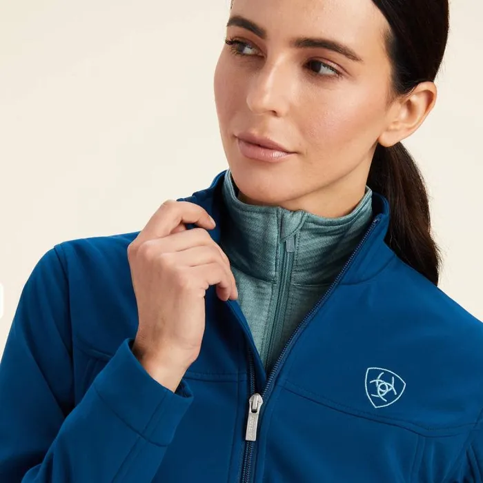Women Jackets and Vests Ariat New Team Softshell Jacket Hydranight Sky Blanket Women Jackets and Vests Ariat New Team Softshell Jacket Hydranight Sky Blanket