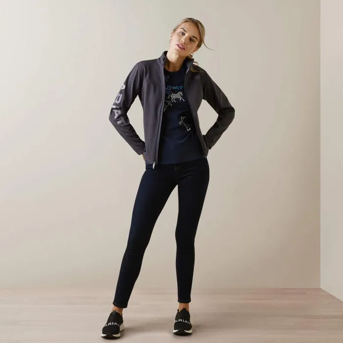 Women Jackets and Vests Ariat New Team Softshell Jacket Periscope