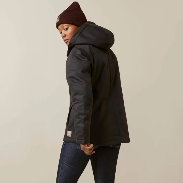 Women Jackets and Vests Ariat Rebar DuraCanvas Insulated Jacket Black Women Jackets and Vests Ariat Rebar DuraCanvas Insulated Jacket Black