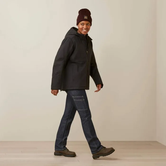 Women Jackets and Vests Ariat Rebar DuraCanvas Insulated Jacket Black Women Jackets and Vests Ariat Rebar DuraCanvas Insulated Jacket Black