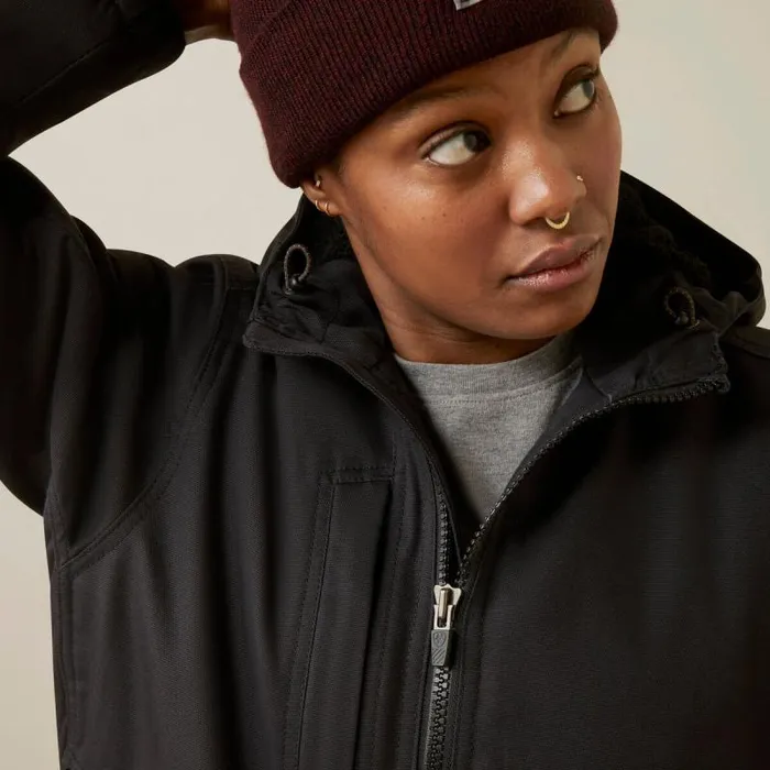 Women Jackets and Vests Ariat Rebar DuraCanvas Insulated Jacket Black Women Jackets and Vests Ariat Rebar DuraCanvas Insulated Jacket Black