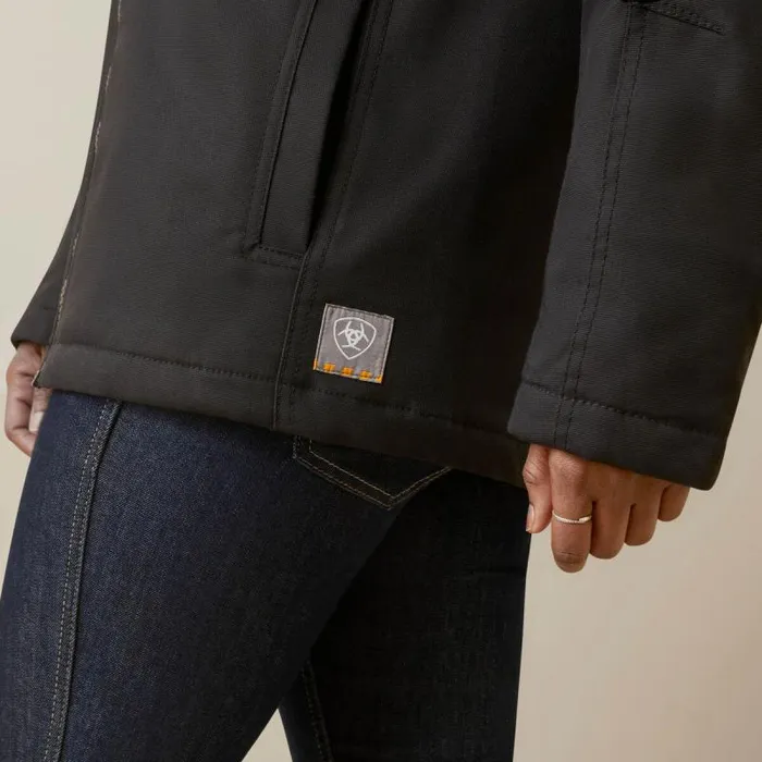 Women Jackets and Vests Ariat Rebar DuraCanvas Insulated Jacket Black Women Jackets and Vests Ariat Rebar DuraCanvas Insulated Jacket Black