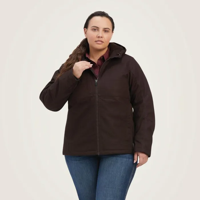 Women Jackets and Vests Ariat Rebar DuraCanvas Insulated Jacket Mole Women Jackets and Vests Ariat Rebar DuraCanvas Insulated Jacket Mole