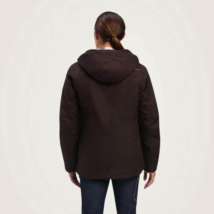 Women Jackets and Vests Ariat Rebar DuraCanvas Insulated Jacket Mole Women Jackets and Vests Ariat Rebar DuraCanvas Insulated Jacket Mole