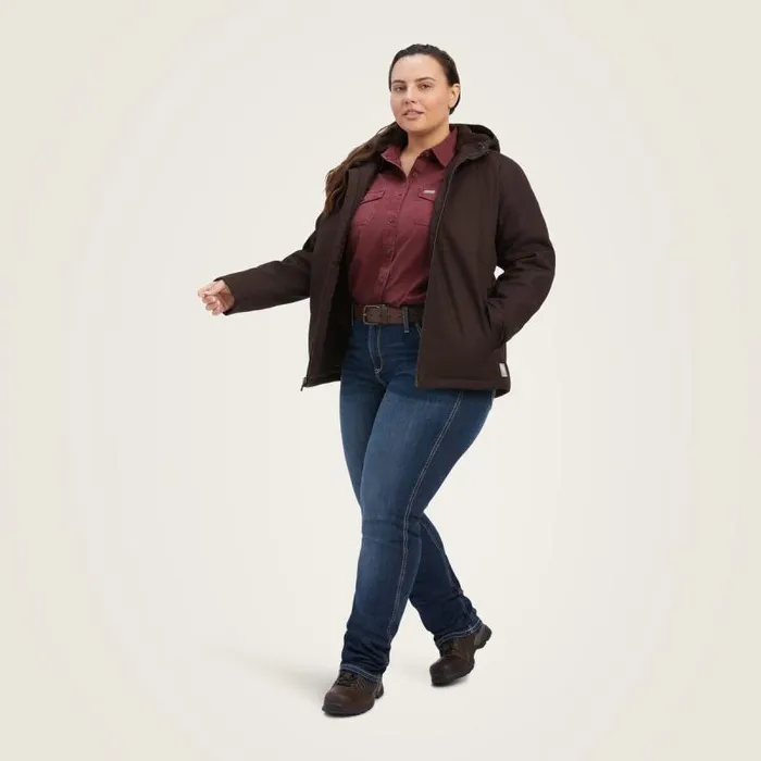 Women Jackets and Vests Ariat Rebar DuraCanvas Insulated Jacket Mole Women Jackets and Vests Ariat Rebar DuraCanvas Insulated Jacket Mole