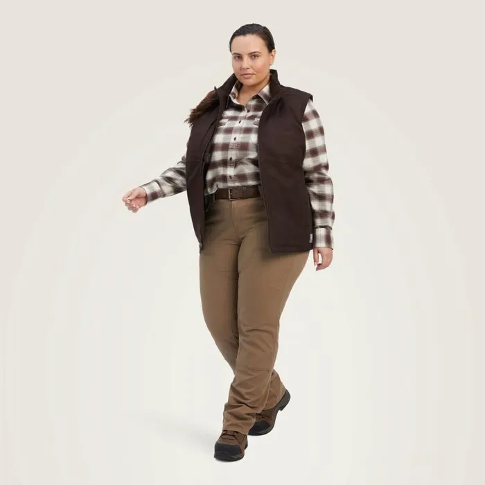 Women Jackets and Vests Ariat Rebar DuraCanvas Insulated Vest Mole Women Jackets and Vests Ariat Rebar DuraCanvas Insulated Vest Mole