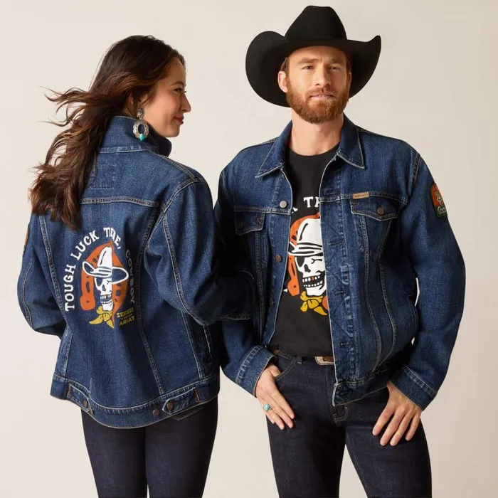 Women Jackets and Vests Ariat Sendero Trucker Jacket Drake
