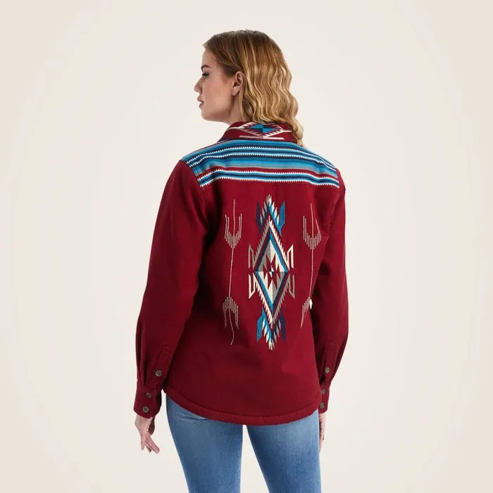 Women Jackets and Vests Ariat Shacket Chimayo Shirt Jacket Rubaiyat Women Jackets and Vests Ariat Shacket Chimayo Shirt Jacket Rubaiyat