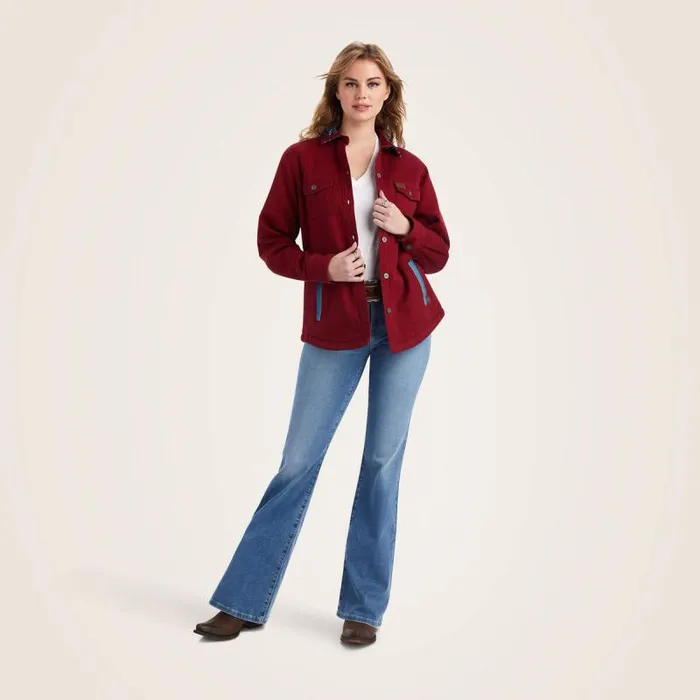 Women Jackets and Vests Ariat Shacket Chimayo Shirt Jacket Rubaiyat Women Jackets and Vests Ariat Shacket Chimayo Shirt Jacket Rubaiyat
