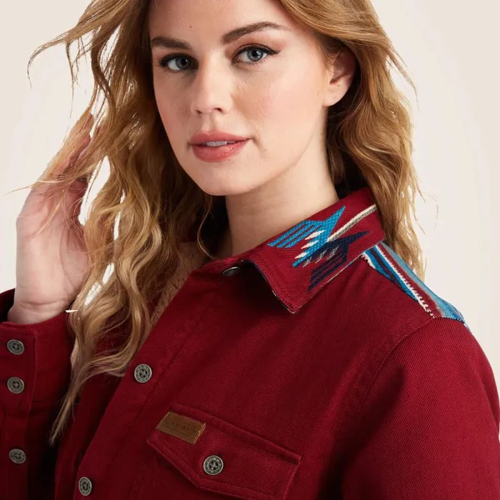 Women Jackets and Vests Ariat Shacket Chimayo Shirt Jacket Rubaiyat Women Jackets and Vests Ariat Shacket Chimayo Shirt Jacket Rubaiyat