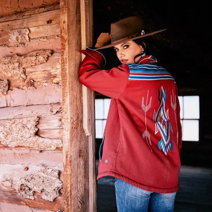 Women Jackets and Vests Ariat Shacket Chimayo Shirt Jacket Rubaiyat Women Jackets and Vests Ariat Shacket Chimayo Shirt Jacket Rubaiyat