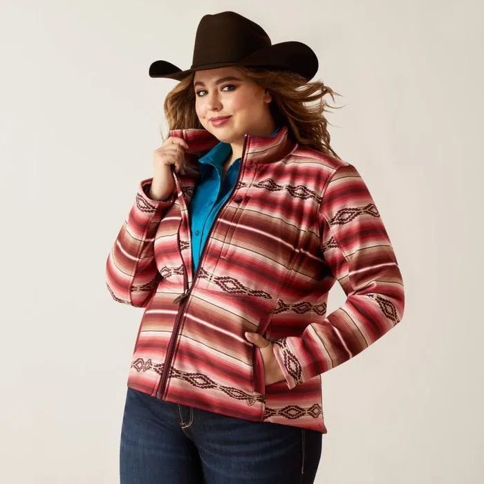 Women Jackets and Vests Ariat Softshell Jacket Blushing Serape Women Jackets and Vests Ariat Softshell Jacket Blushing Serape