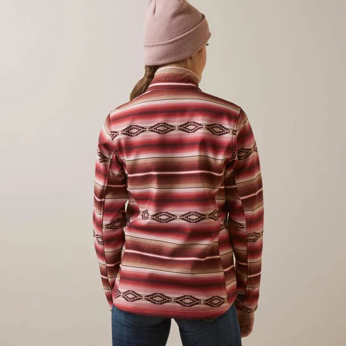 Women Jackets and Vests Ariat Softshell Jacket Blushing Serape Women Jackets and Vests Ariat Softshell Jacket Blushing Serape
