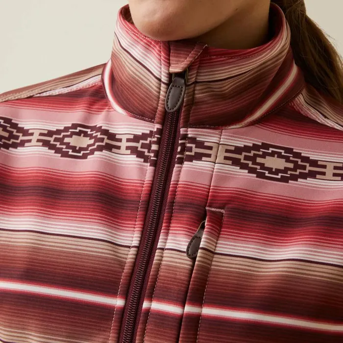 Women Jackets and Vests Ariat Softshell Jacket Blushing Serape Women Jackets and Vests Ariat Softshell Jacket Blushing Serape