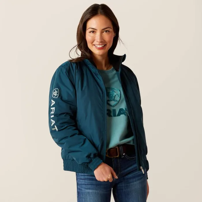 Women Jackets and Vests Ariat Stable Insulated Jacket Reflecting Pond