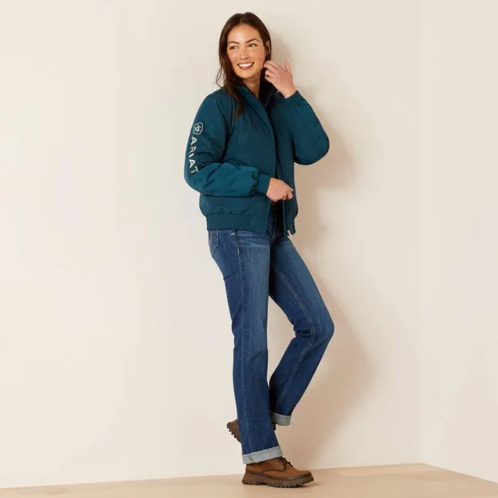 Women Jackets and Vests Ariat Stable Insulated Jacket Reflecting Pond Women Jackets and Vests Ariat Stable Insulated Jacket Reflecting Pond