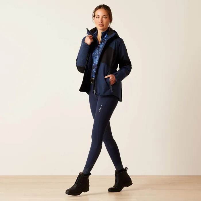 Women Jackets and Vests Ariat Valor Jacket Navy Colorblock Women Jackets and Vests Ariat Valor Jacket Navy Colorblock