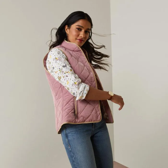 Women Jackets and Vests Ariat Woodside 20 Vest Nostalgia Rose