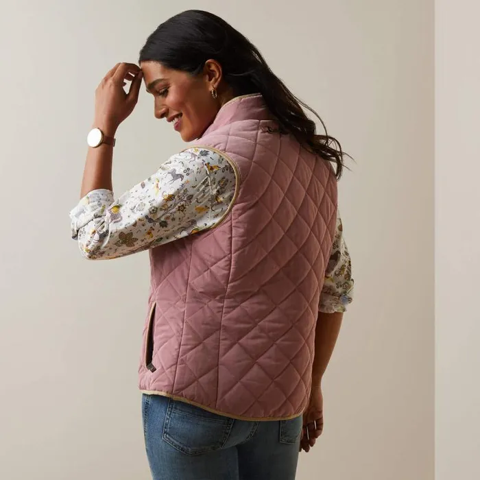 Women Jackets and Vests Ariat Woodside 20 Vest Nostalgia Rose