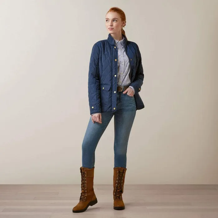 Women Jackets and Vests Ariat Woodside Jacket Navy Women Jackets and Vests Ariat Woodside Jacket Navy