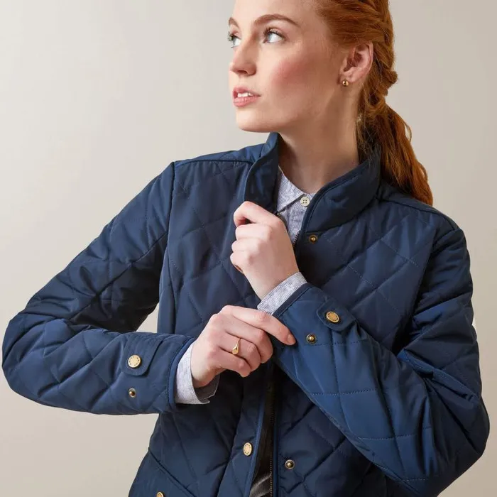 Women Jackets and Vests Ariat Woodside Jacket Navy Women Jackets and Vests Ariat Woodside Jacket Navy