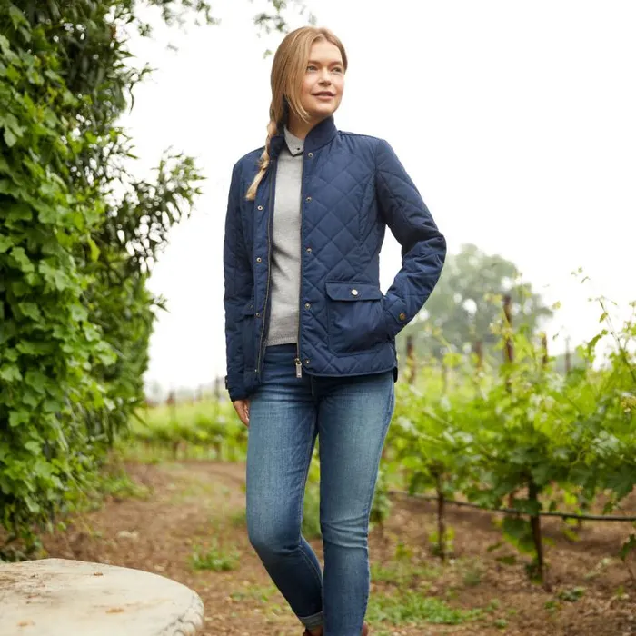 Women Jackets and Vests Ariat Woodside Jacket Navy Women Jackets and Vests Ariat Woodside Jacket Navy