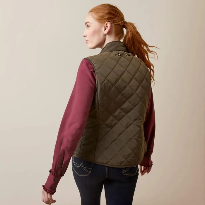 Women Jackets and Vests Ariat Woodside Vest Earth