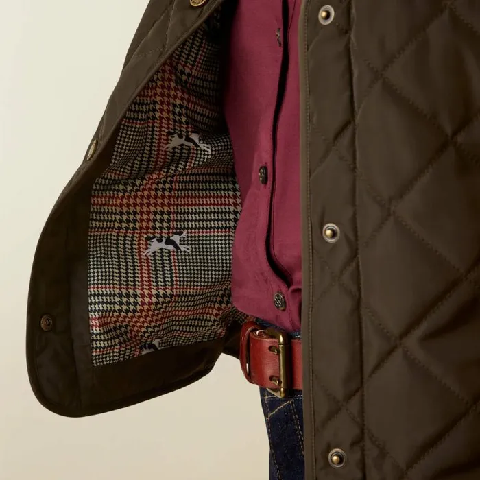 Women Jackets and Vests Ariat Woodside Vest Earth