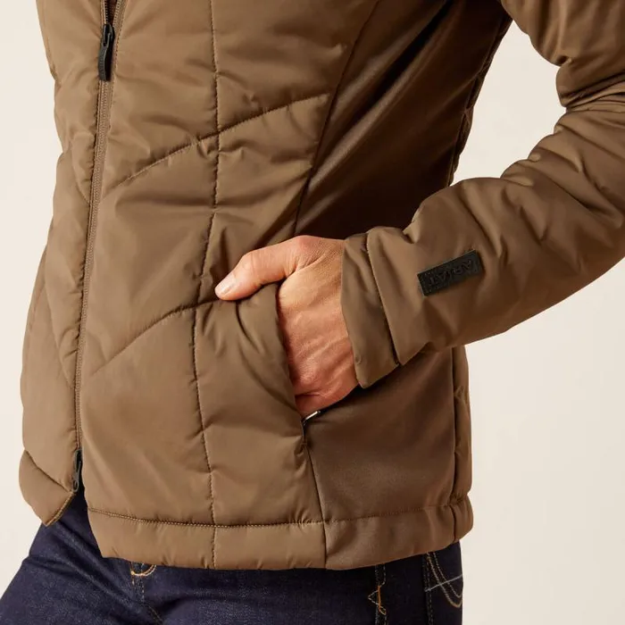 Women Jackets and Vests Ariat Zonal Insulated Jacket Canteen Women Jackets and Vests Ariat Zonal Insulated Jacket Canteen