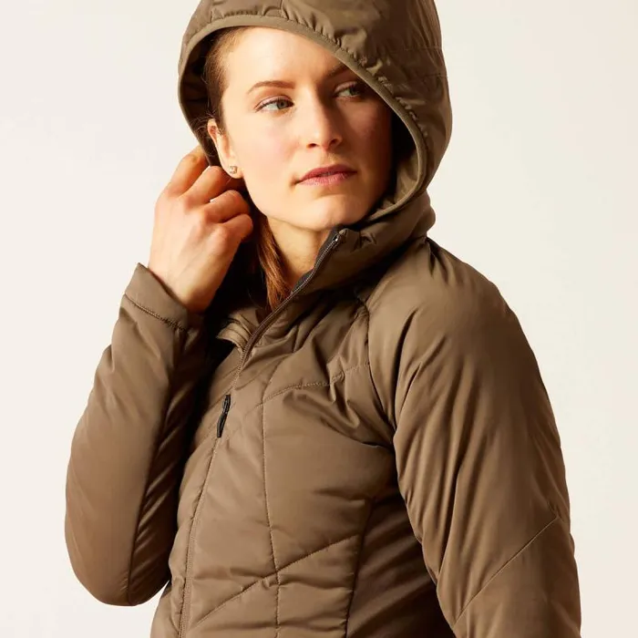 Women Jackets and Vests Ariat Zonal Insulated Jacket Canteen Women Jackets and Vests Ariat Zonal Insulated Jacket Canteen
