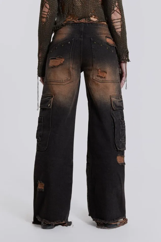 Women Jaded London Denim and Jeans Cadet Cargo Jeans