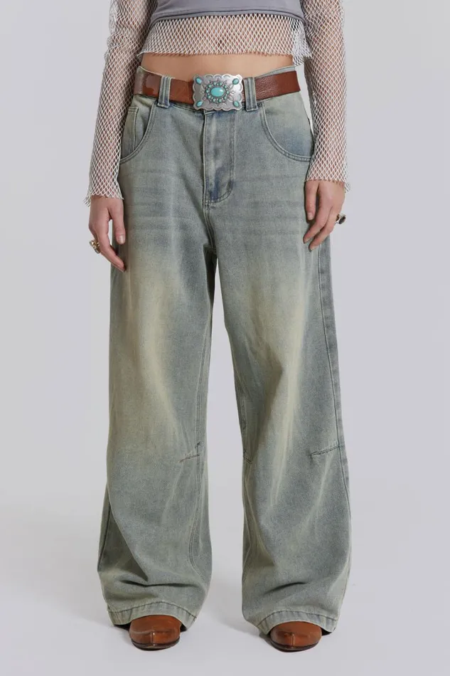 Women Jaded London Denim and Jeans Light Wash Colossus Jeans