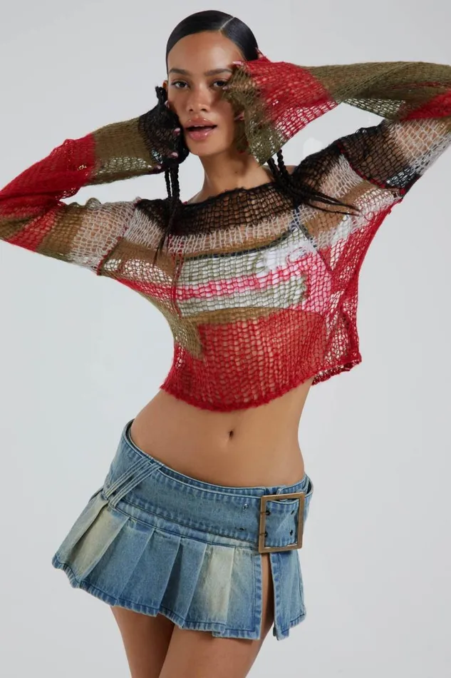 Women Jaded London Denim and Jeans Ludlow Denim Mini Skirt