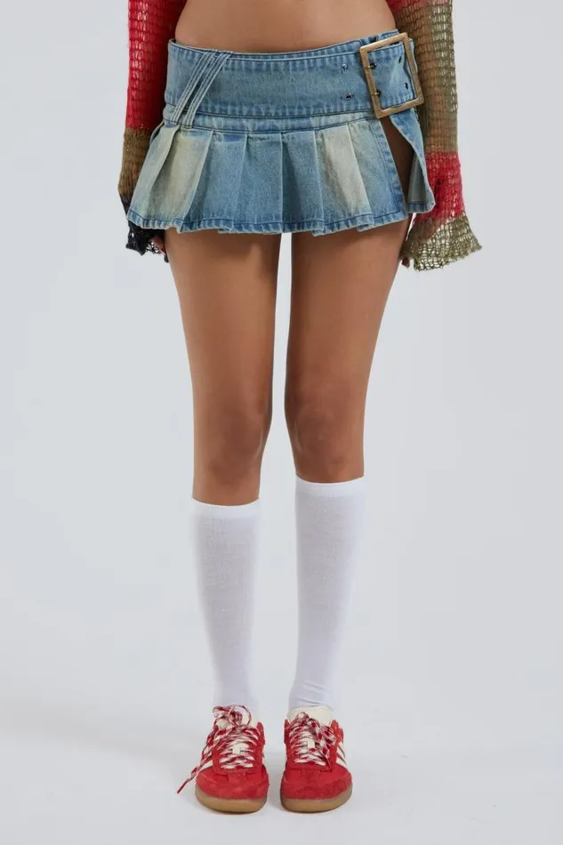 Women Jaded London Denim and Jeans Ludlow Denim Mini Skirt