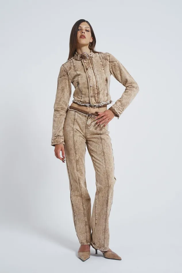 Women Jaded London Denim and Jeans Not My First Rodeo 6 In 1 Multiwear Denim Jumpsuit