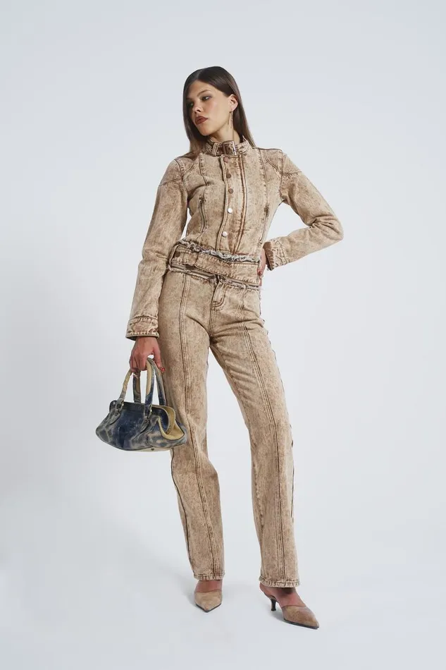 Women Jaded London Denim and Jeans Not My First Rodeo 6 In 1 Multiwear Denim Jumpsuit