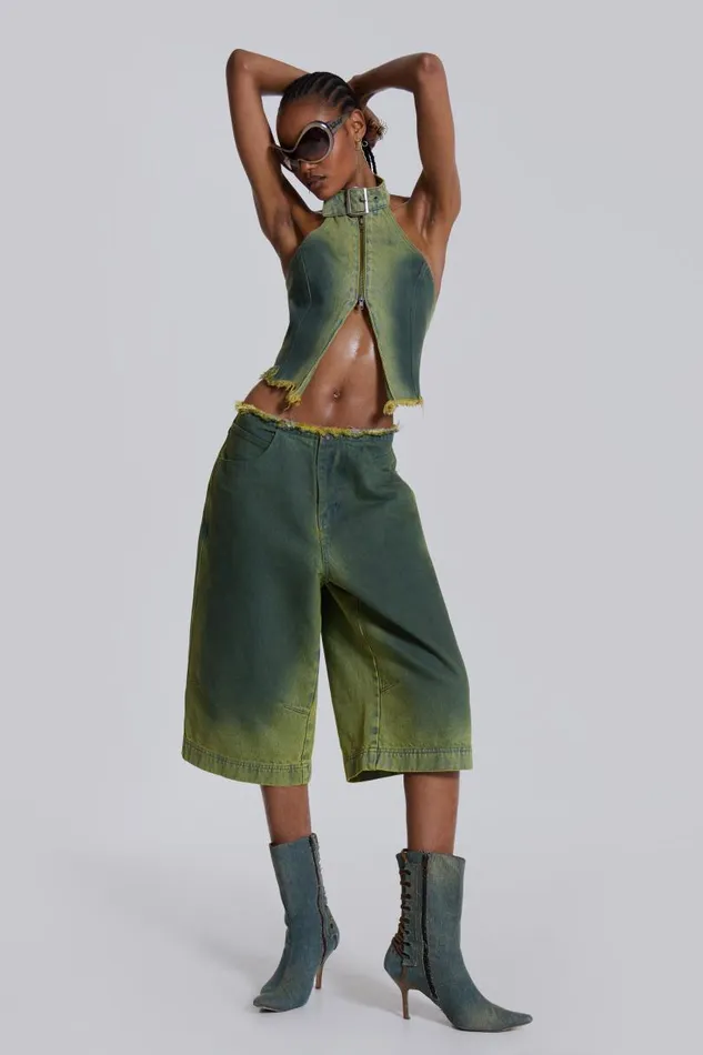 Women Jaded London Denim and Jeans Toxic Denim Top