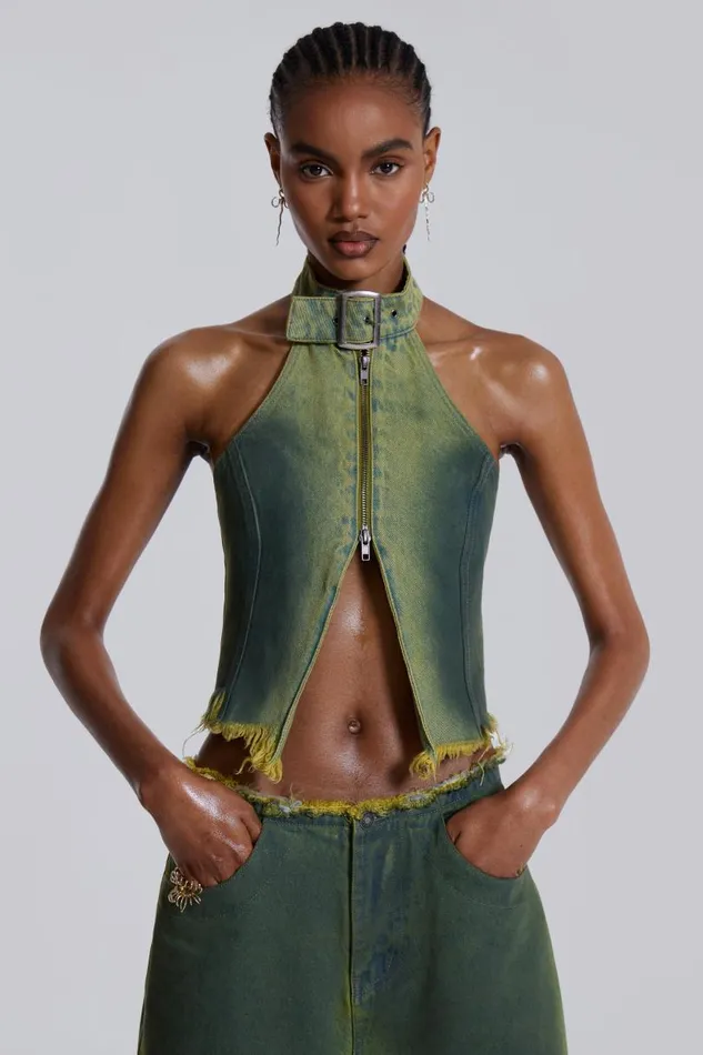 Women Jaded London Denim and Jeans Toxic Denim Top