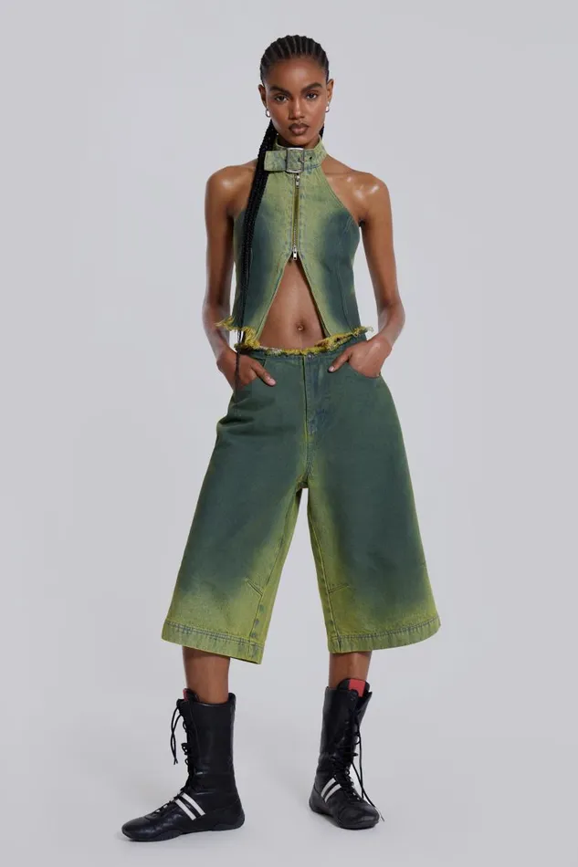 Women Jaded London Denim and Jeans Toxic Denim Top